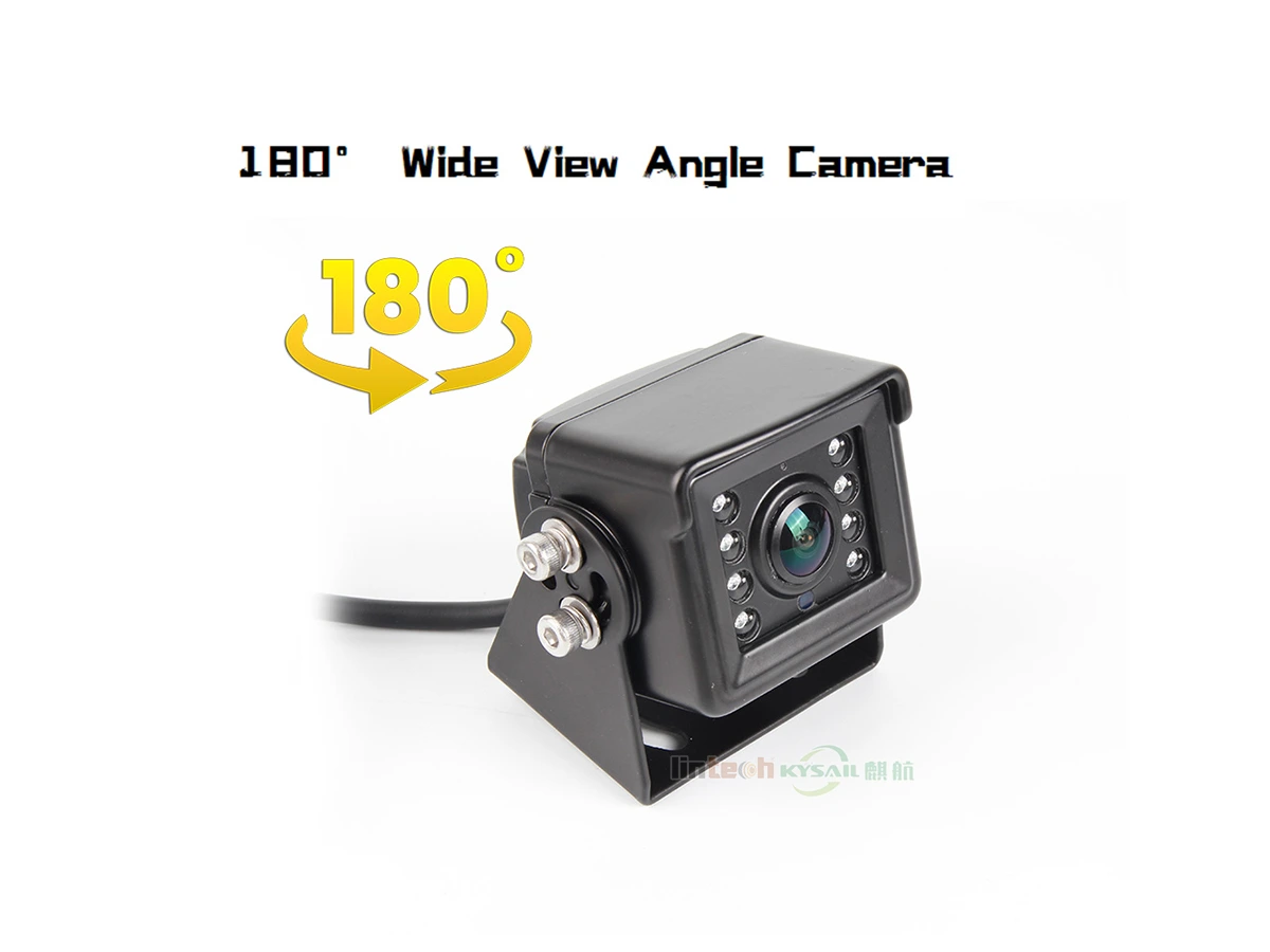 AHD 180 Degree Wide-Angle Taxi Backup Parking Camera Waterproof CCD Night Vision Reverse Vision for Garbage Truck Trailer - Image 3