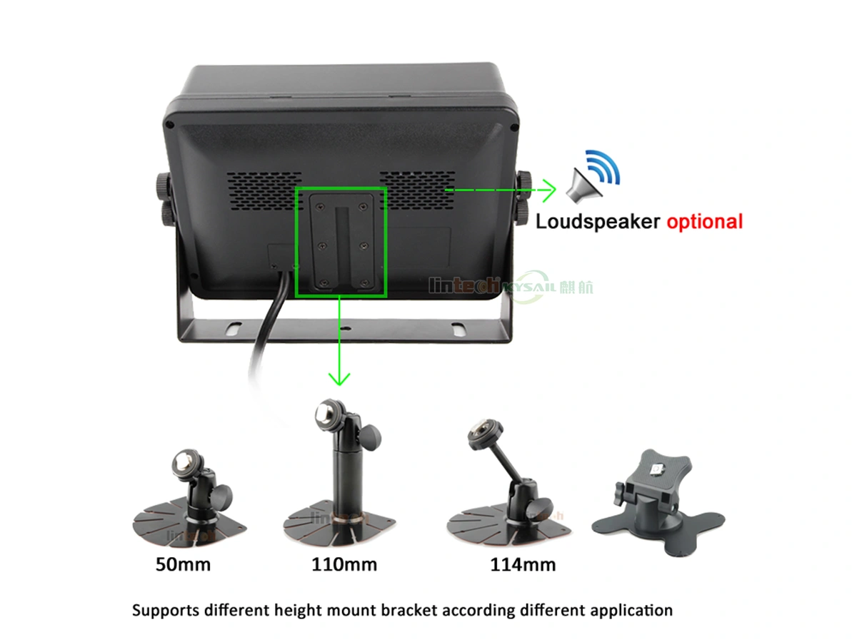 12V-32V Digital CVBS AHD Dashboard Car Video 7 Inch LCD Display 7 Car Monitor - Image 6