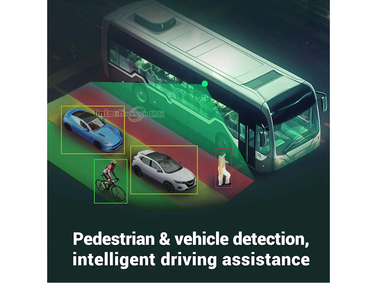 Waterproof 1080P AHD AI Pedestrian Detection Camera Blind Spot Monitoring Truck Side View Camera - Image 6