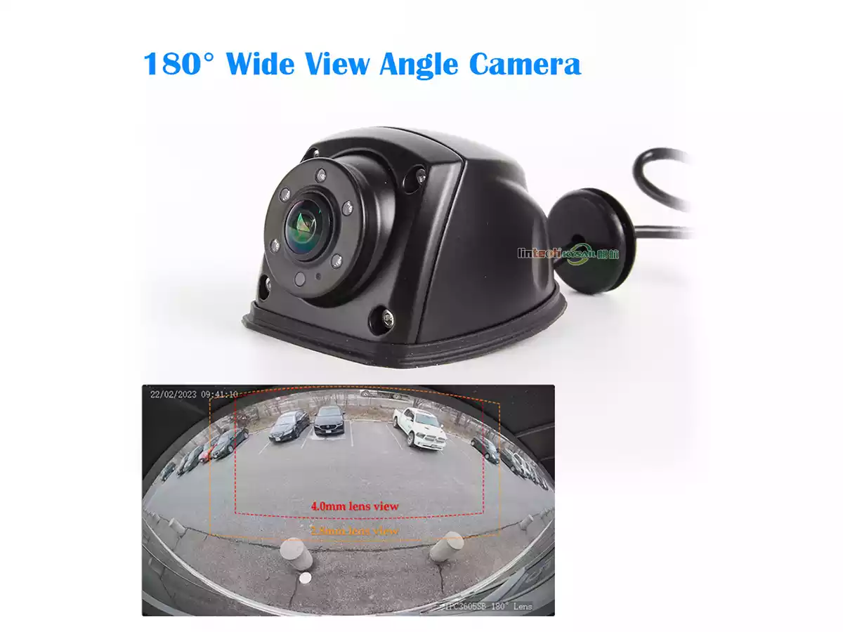 High Definition AHD 180 Degree Side View Camera for Cars Cargo Vans RVs Truck - Image 2