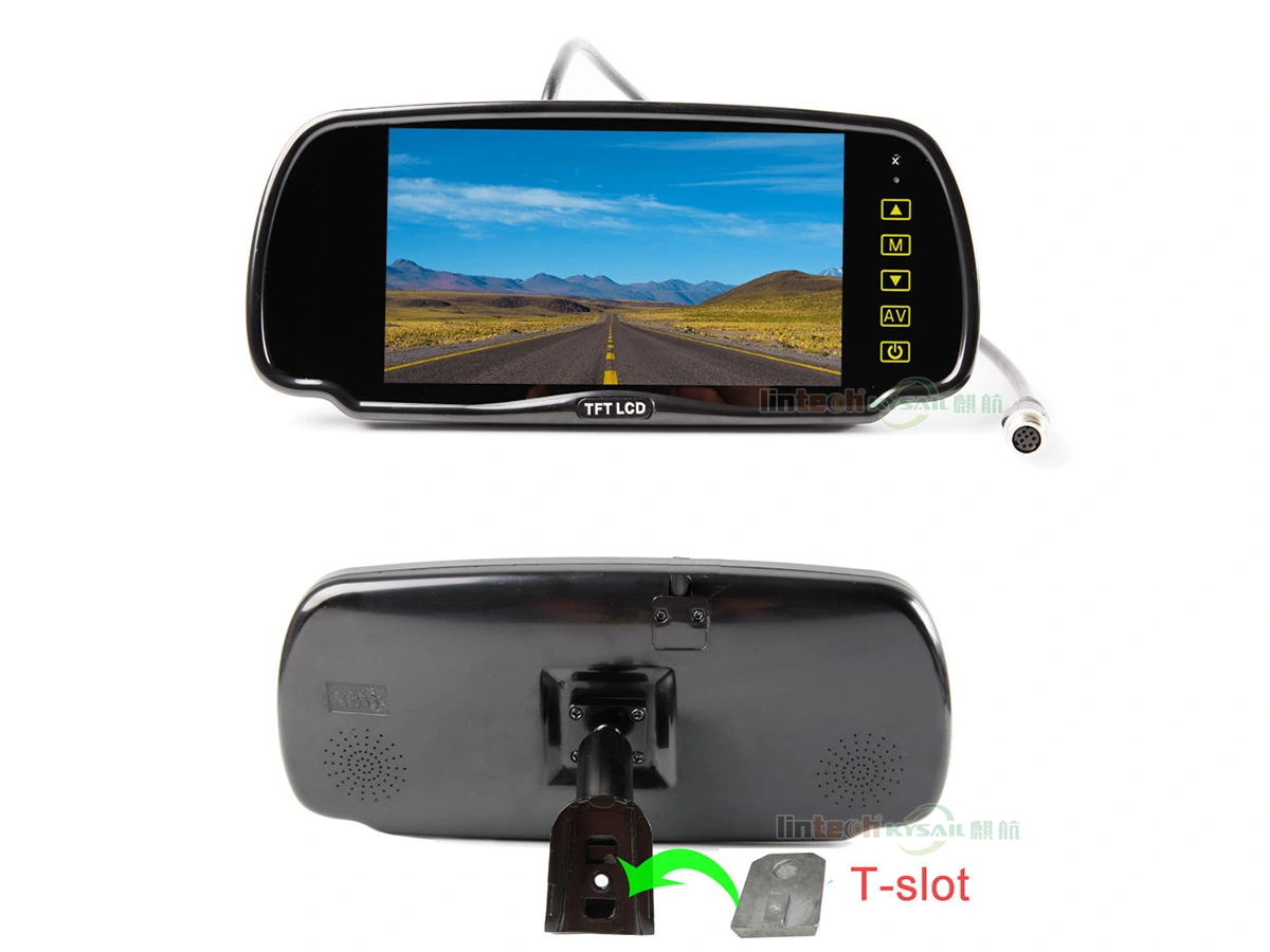 Metal Bracket 7 Inches TFT LCD Color Car Mirror Monitor - Image 2