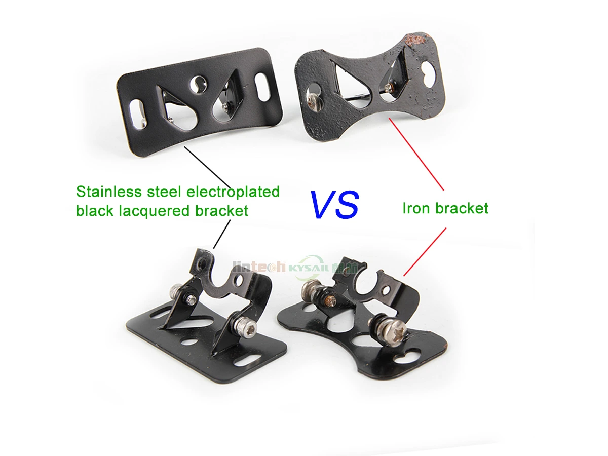 Car Camera Mount Reverse Camera License Plate Bracket Reversing Image Bracket Round Rearview Stainless Steel - Image 4