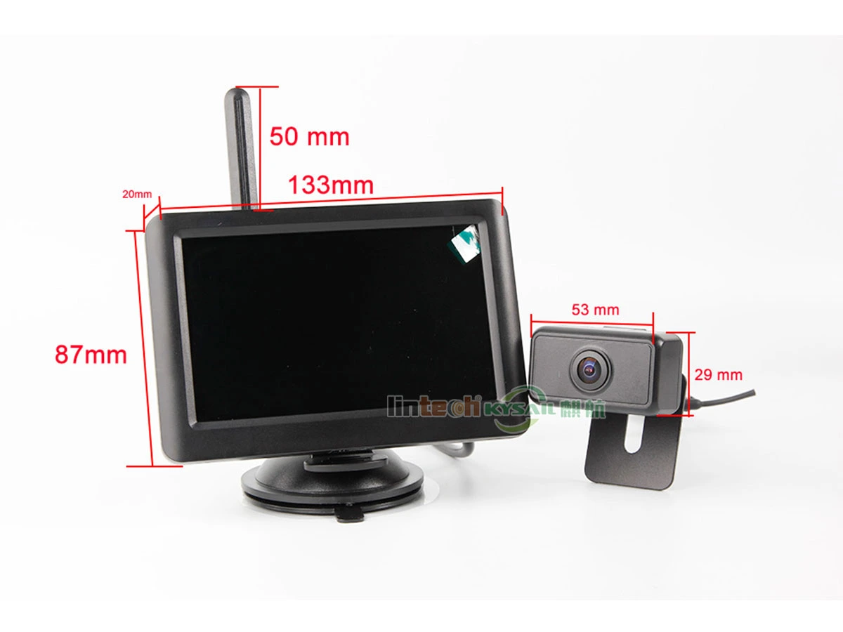 Small Size Display 5 Inches Car Wireless Rear View Camera Monitor System - Image 5