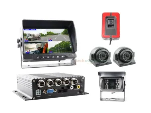 Camera and Monitor with SD Card Mobile DVR System