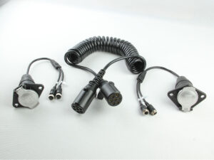 2 Channels Trailer Cable For Dual Camera Connection