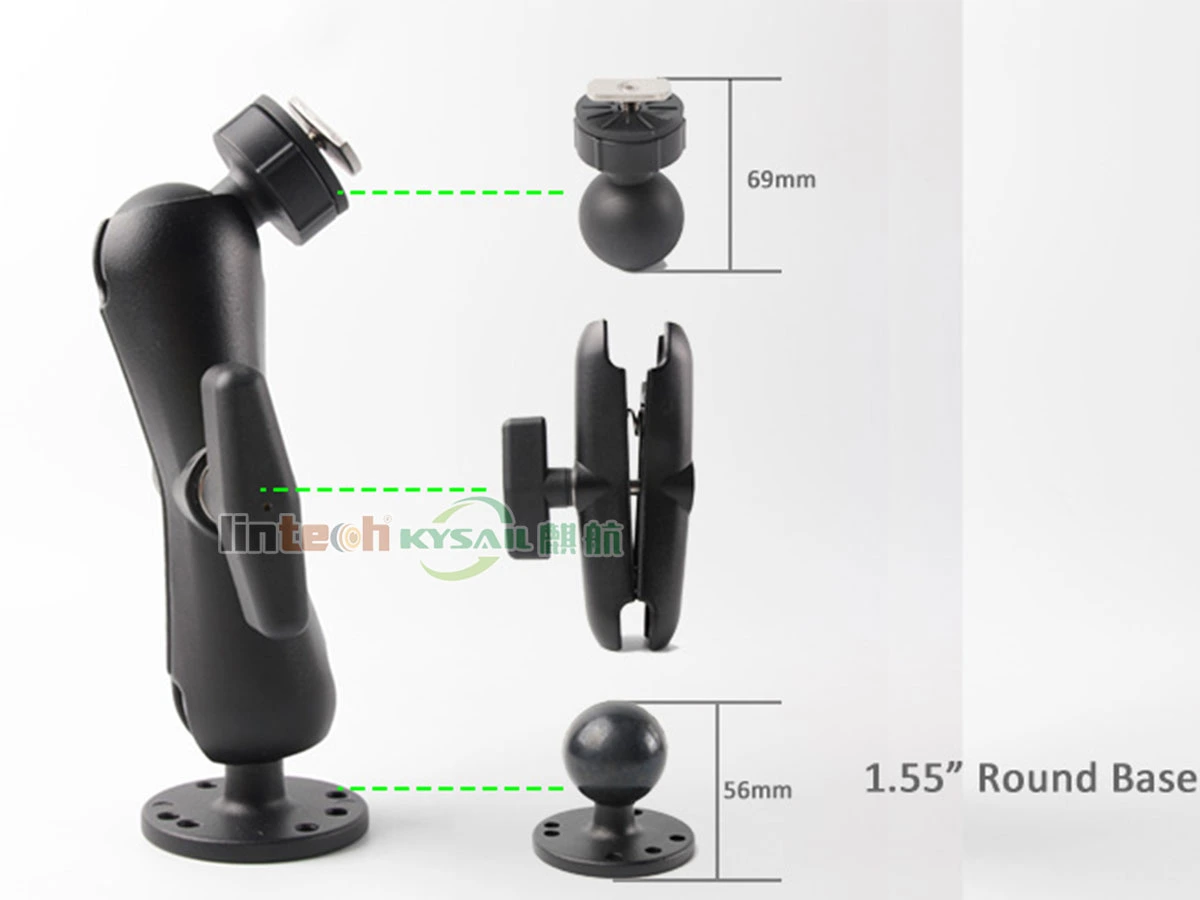 190mm Adjustable Heavyduty Metal Bracket For Vehicle Monitor Mount - Image 3