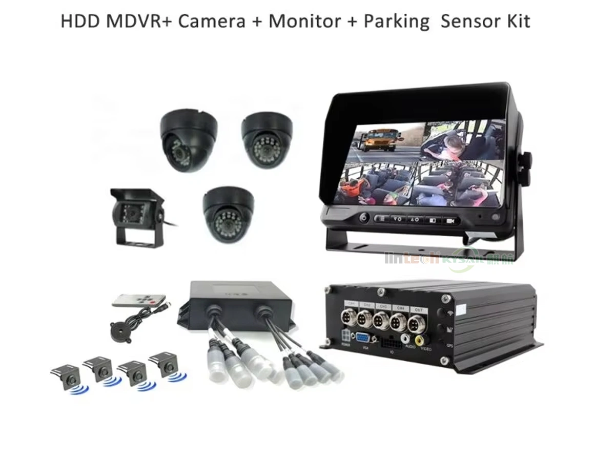 MDVR Record Kit Parking Sensor System for School Bus