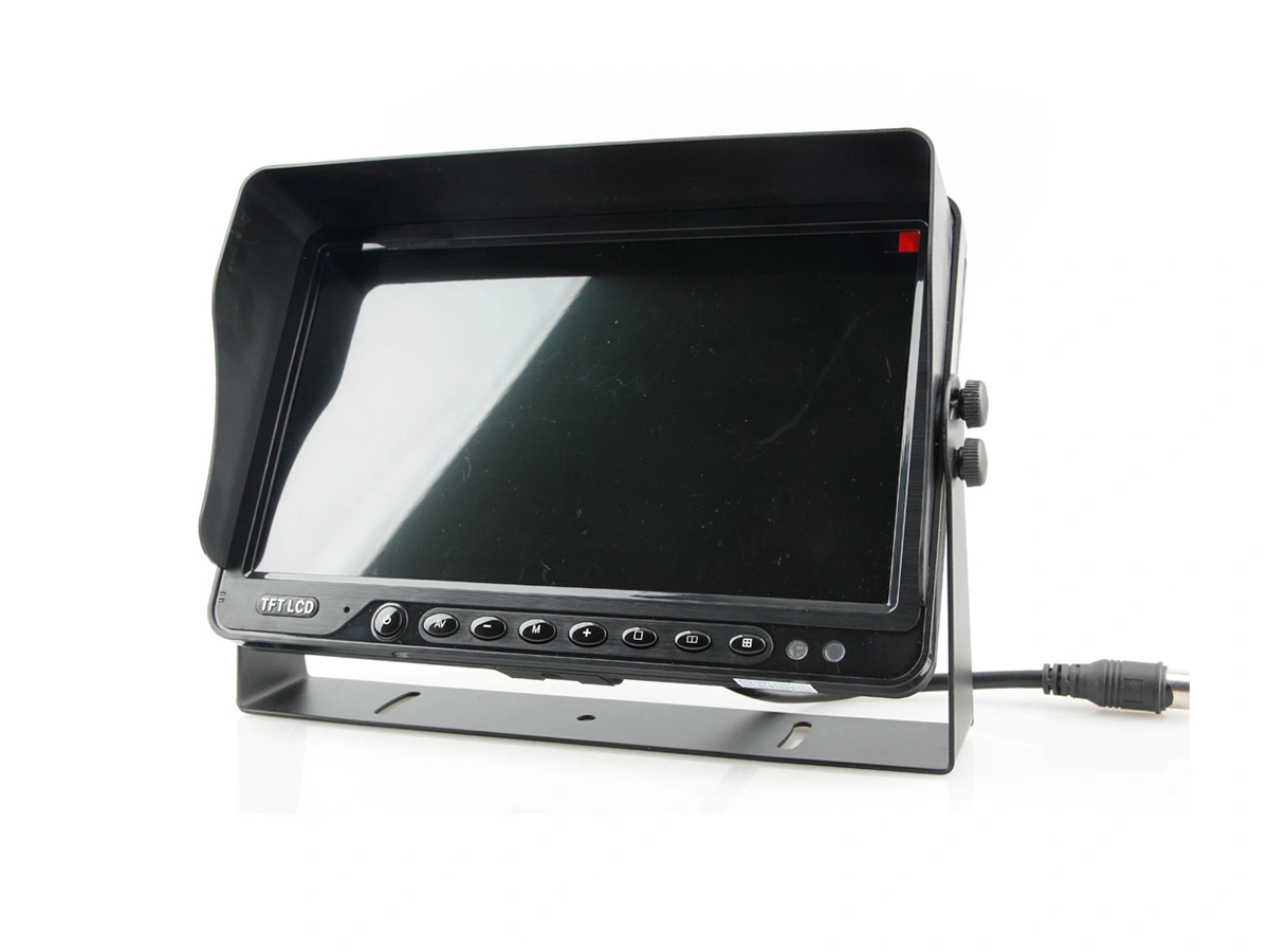 10 Inch 4 Channel LCD Caravan Display Dashboard Rear Monitor TFT Color Monitor