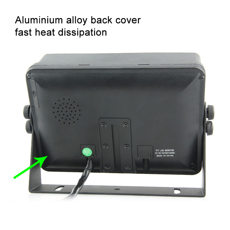 12V-32V Digital CVBS AHD Dashboard Car Video 7 Inch LCD Display 7 Car Monitor - Image 3