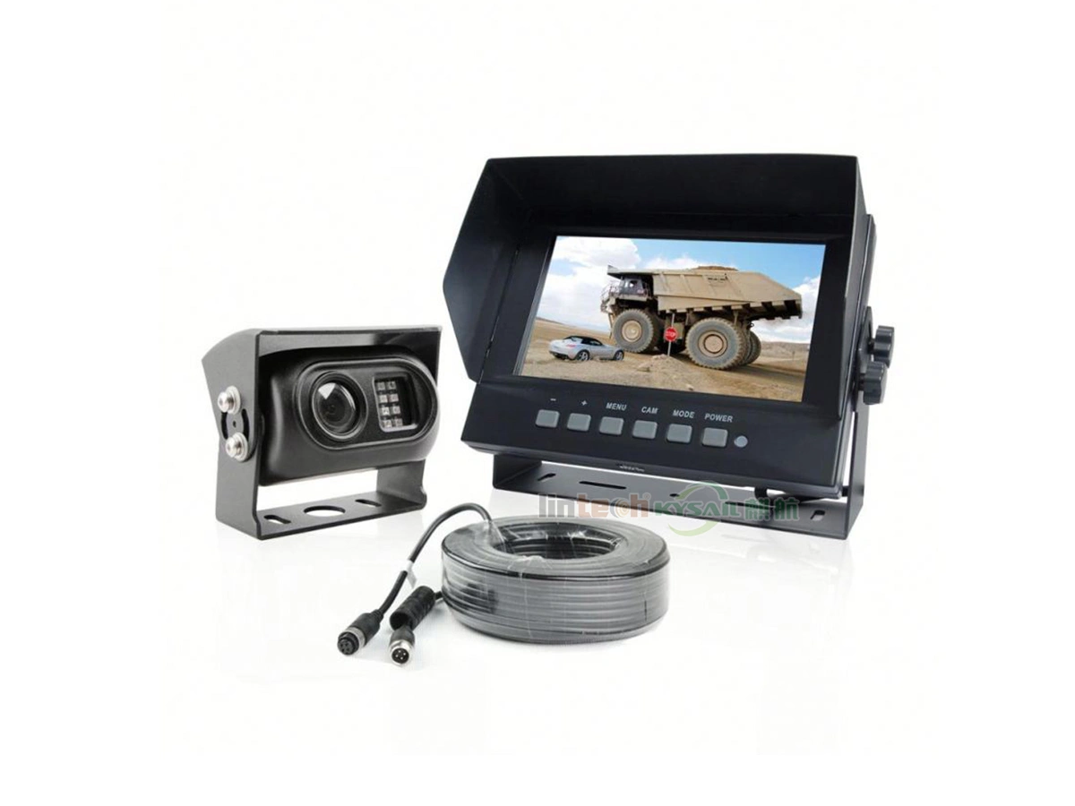 7 Inch Waterproof Monitor And Camera IP69K Snow Removal Truck Rear View Camera System