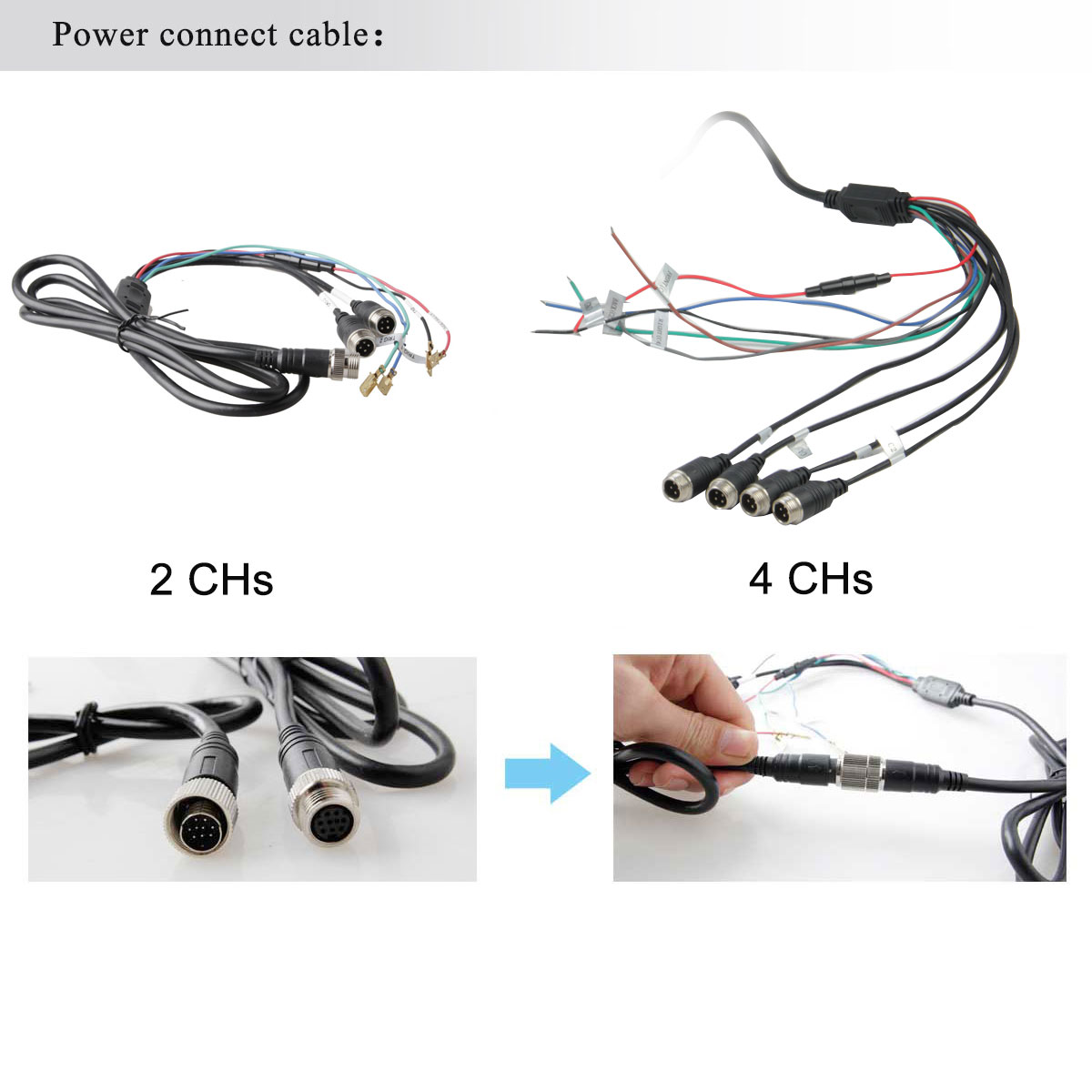 Factory Suppliers Car Accessories Reversing Aid 12V 24V Digital AHD LCD Screen 7 Quad Monitor - Image 5