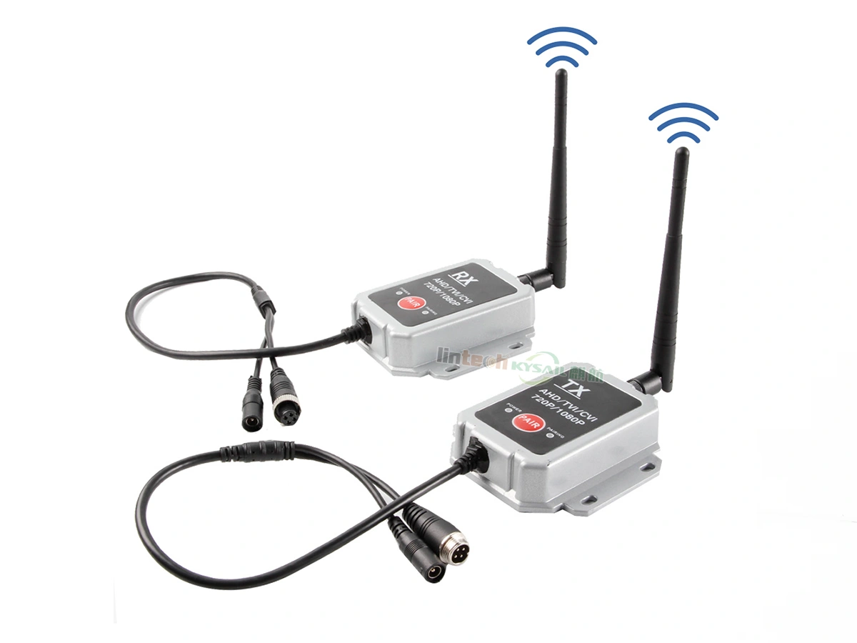 AHD 1080P 2.4GHz Wireless Transmitter & Receiver kit for Car Camera and Monitor