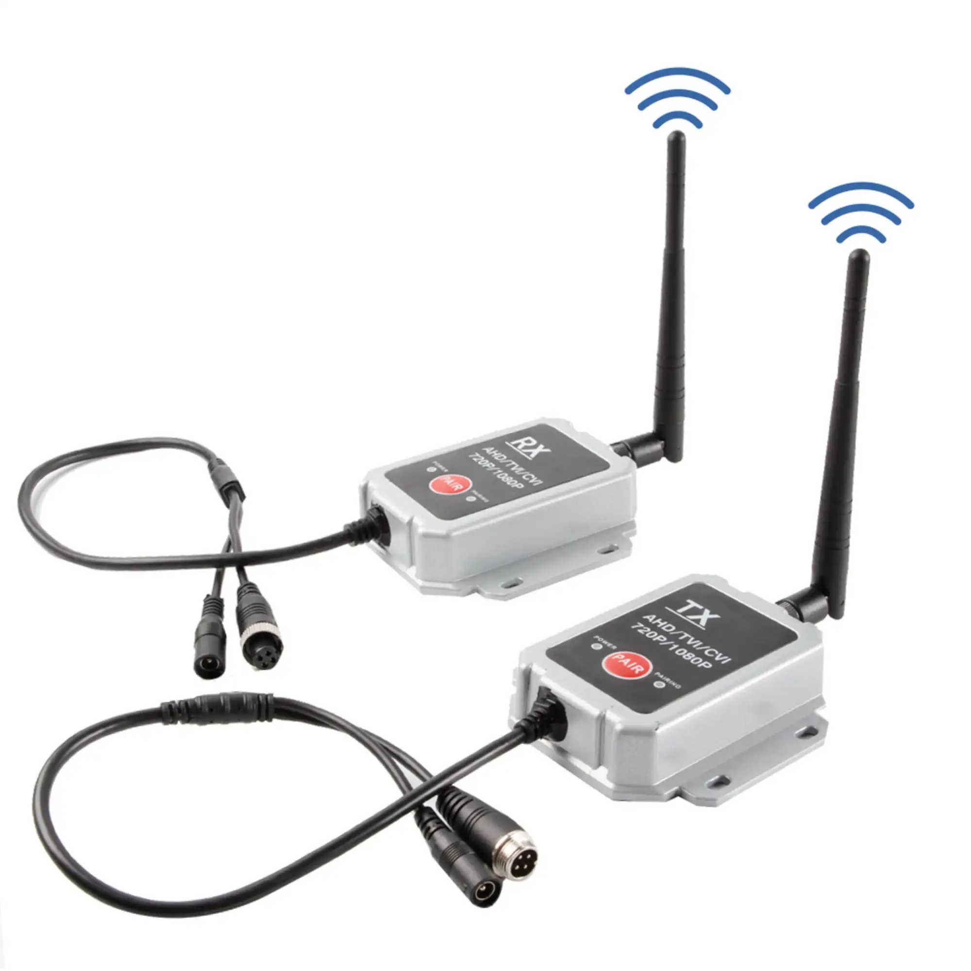 AHD 1080P 2.4GHz Wireless Transmitter & Receiver kit for Car Camera and Monitor