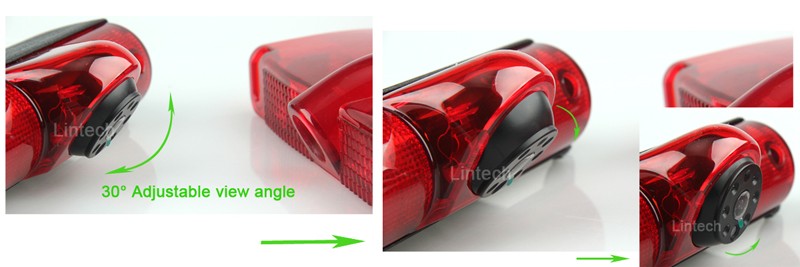Third Brake Light Backup Rearview Camera For Chevy Express And GMC Savana Cargo Van - Image 3