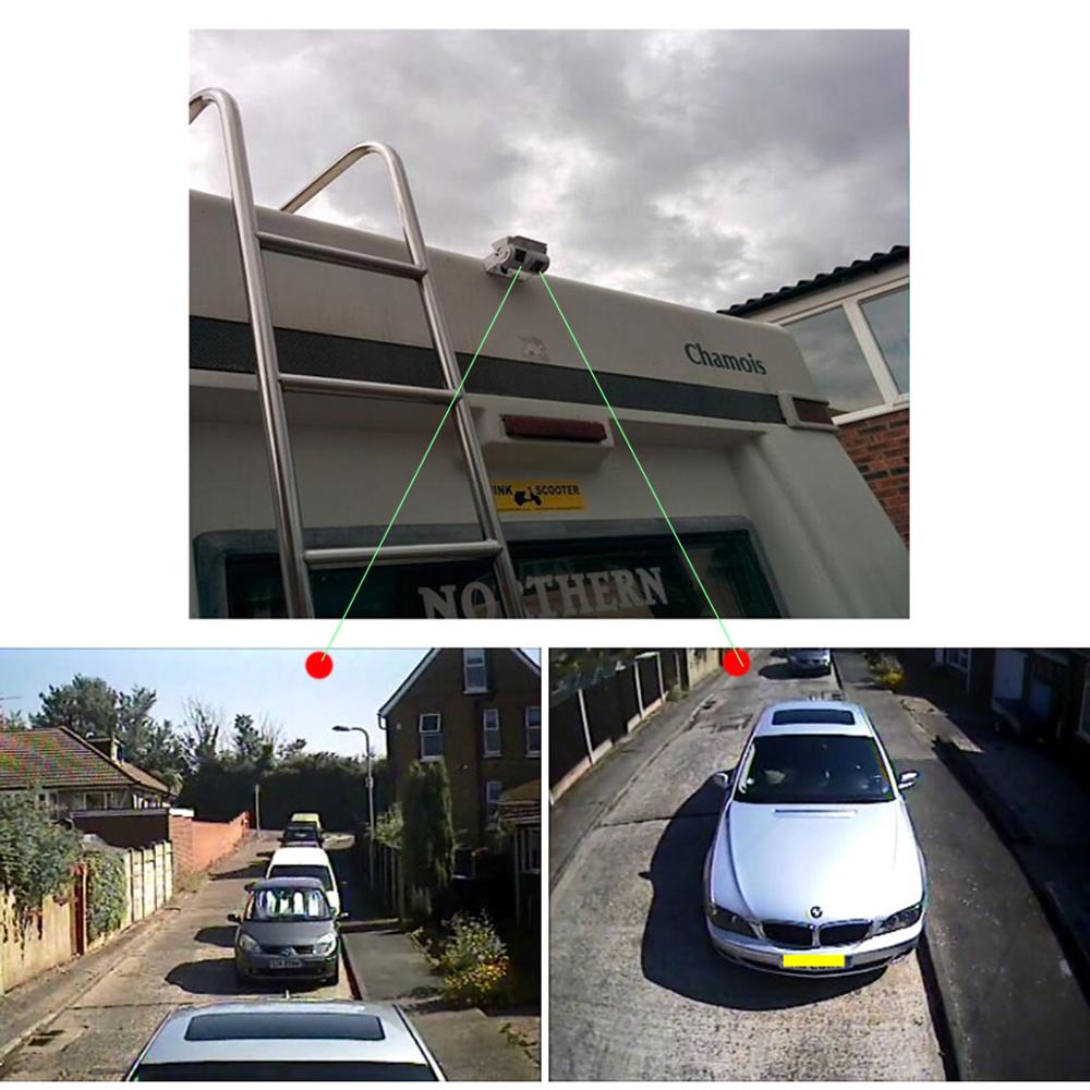 RV Motorhome 7 Inches TFT LCD Monitor Twin Lens Van Backup Dual Reverse Camera System - Image 4