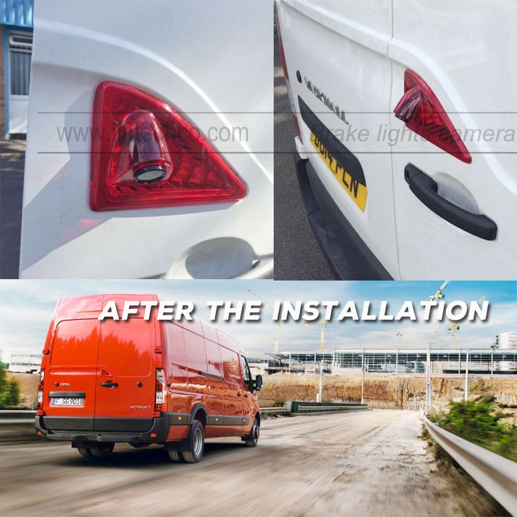 Waterproof HD Third Stop Brake Light Backup Camera for Movano Master - Image 3