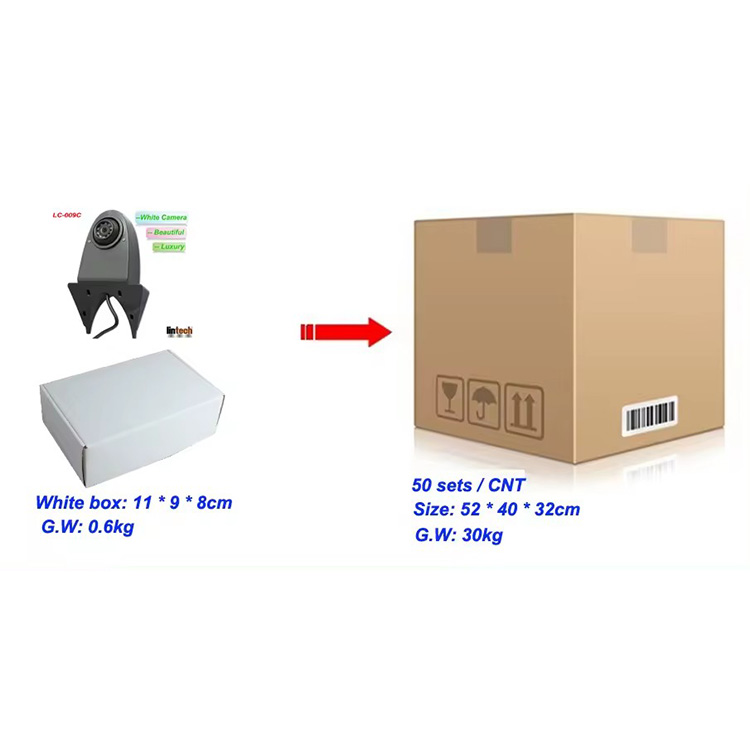 AHD CVBS Digital Waterproof IR Night Vision Rearview Backup Camera for RV Motorhome - Image 5