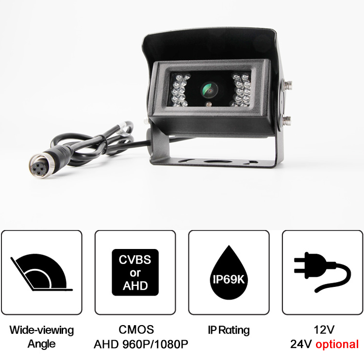 Car Reversing Aid Waterproof IP69K Vehicle Night Vision Rear View Backup Truck Rversing Image - Image 2