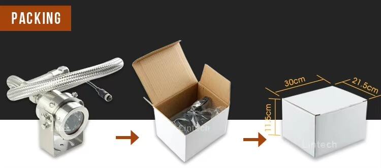 Bullet Proof Vehicles Stainless Steel Explosionproof Reverse Camera Waterproof IP69K - Image 6