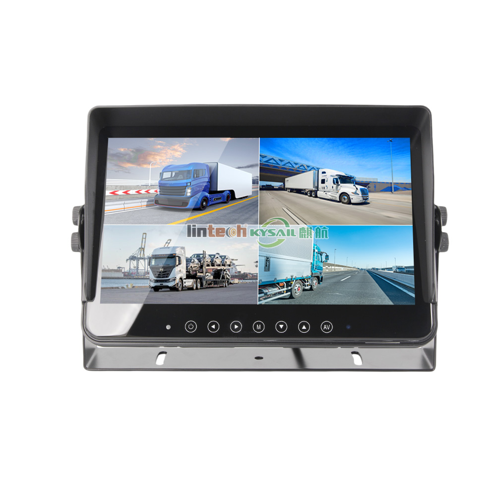 Heavy Duty Tractor Bus Truck Waterproof IP69K 10.1 Inches Touch Button Split Screen AHD Waterproof Monitor - Image 2