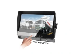 Heavy Duty Tractor Bus Truck Waterproof IP69K 10.1 Inches Touch Button Split Screen AHD Waterproof Monitor
