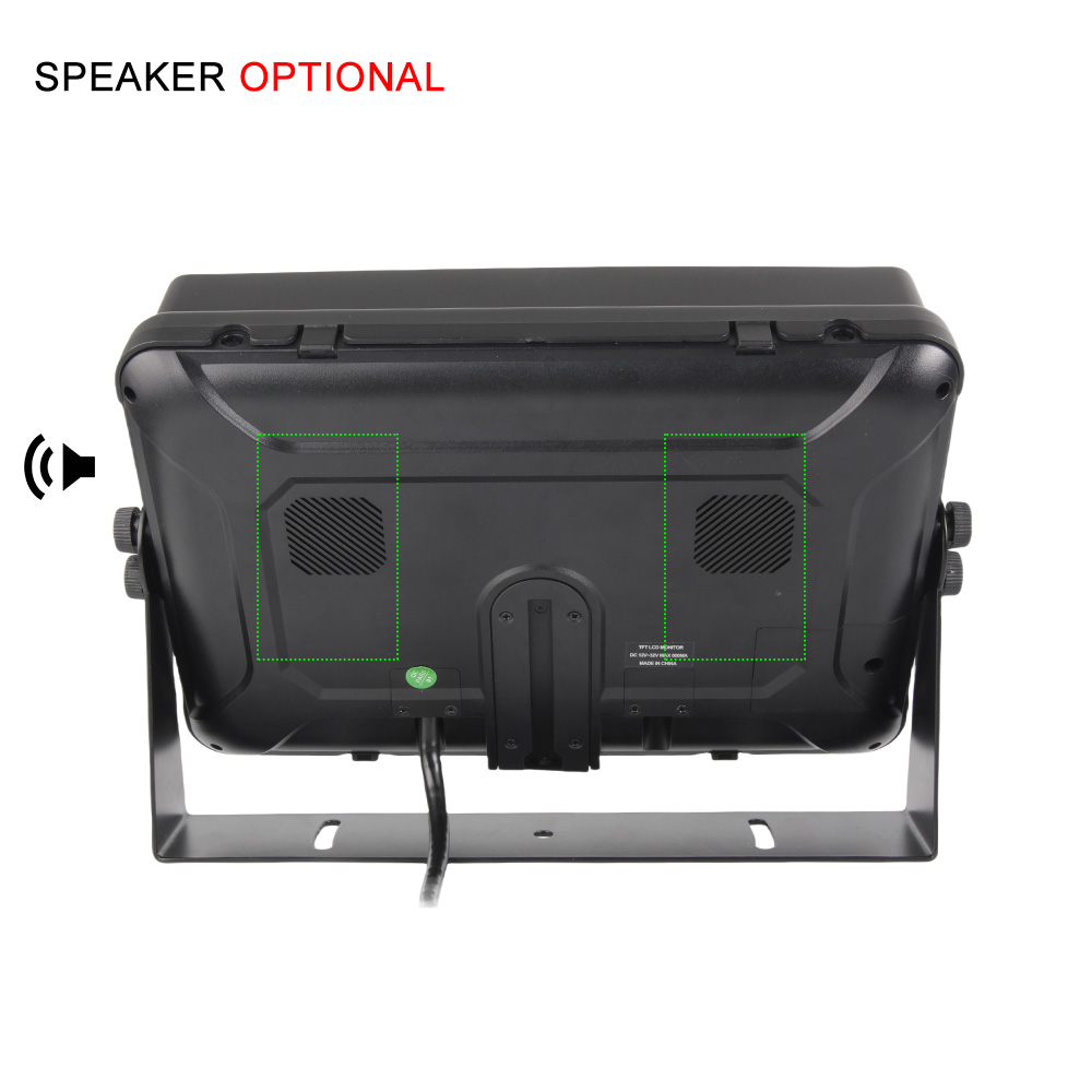 Heavy Duty Tractor Bus Truck Waterproof IP69K 10.1 Inches Touch Button Split Screen AHD Waterproof Monitor - Image 3