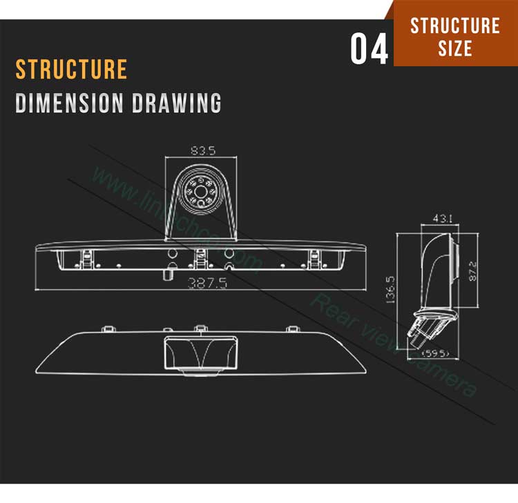 Ford Transit High-Level Brake Light Reversing Camera - Image 3