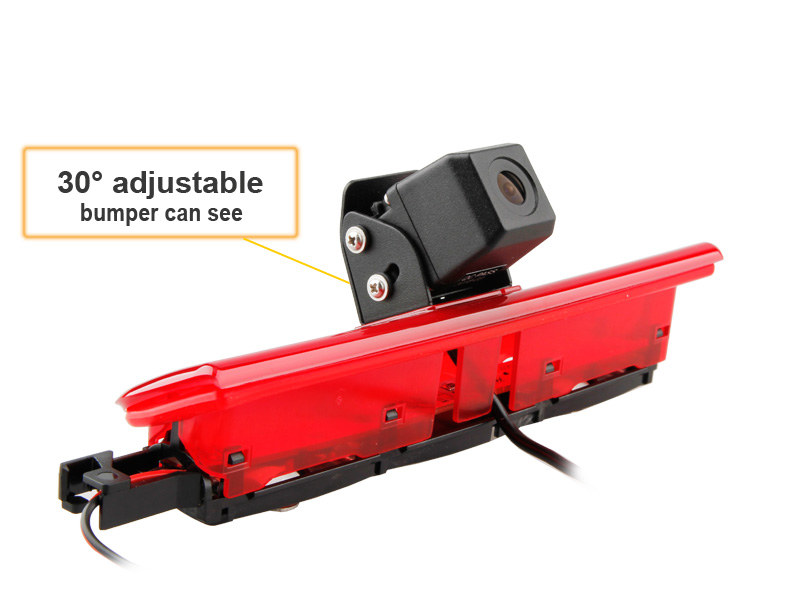 3Rd Brake Light Mount Rear View Camera For VW Caddy 2003-2015 - Image 2