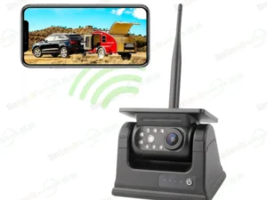 Magnetic Base Solar Rechargeable Battery Wifi Wireless Rear View Camera