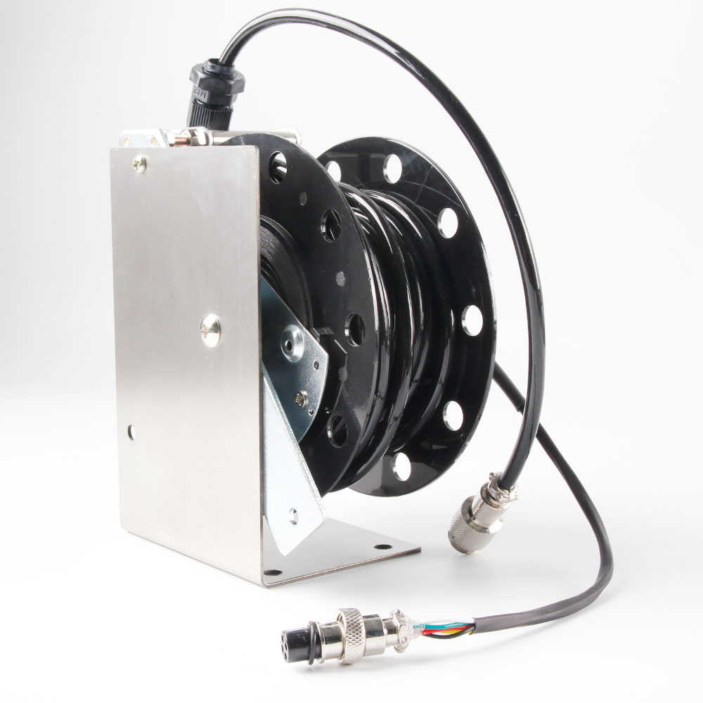 12-32V Monitor and Front 5M Forklift Wire Camera Safe View Camera Cable Reel - Image 4