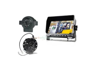 12-32V Monitor and Front 5M Forklift Wire Camera Safe View Camera Cable Reel