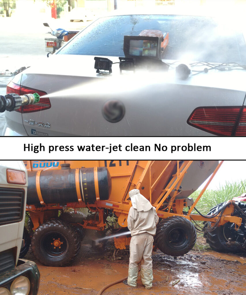 Waterproof IP69K rating